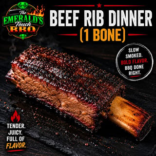 Beef Rib Dinner (1 Bone )