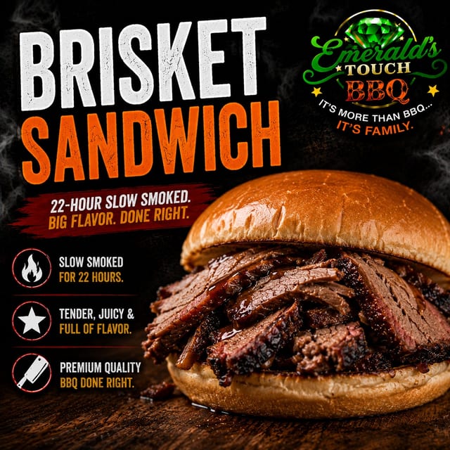 Brisket Sandwich.