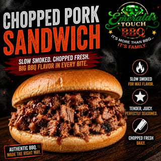 Chopped Pork Sandwich