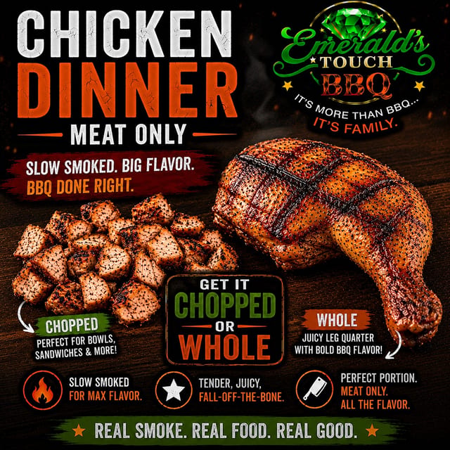 Chicken Dinner Meat ONLY.