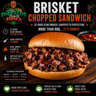 Brisket Chopped Sandwich