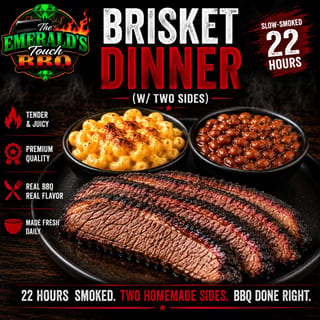 Brisket Dinner (w/ Two Sides)